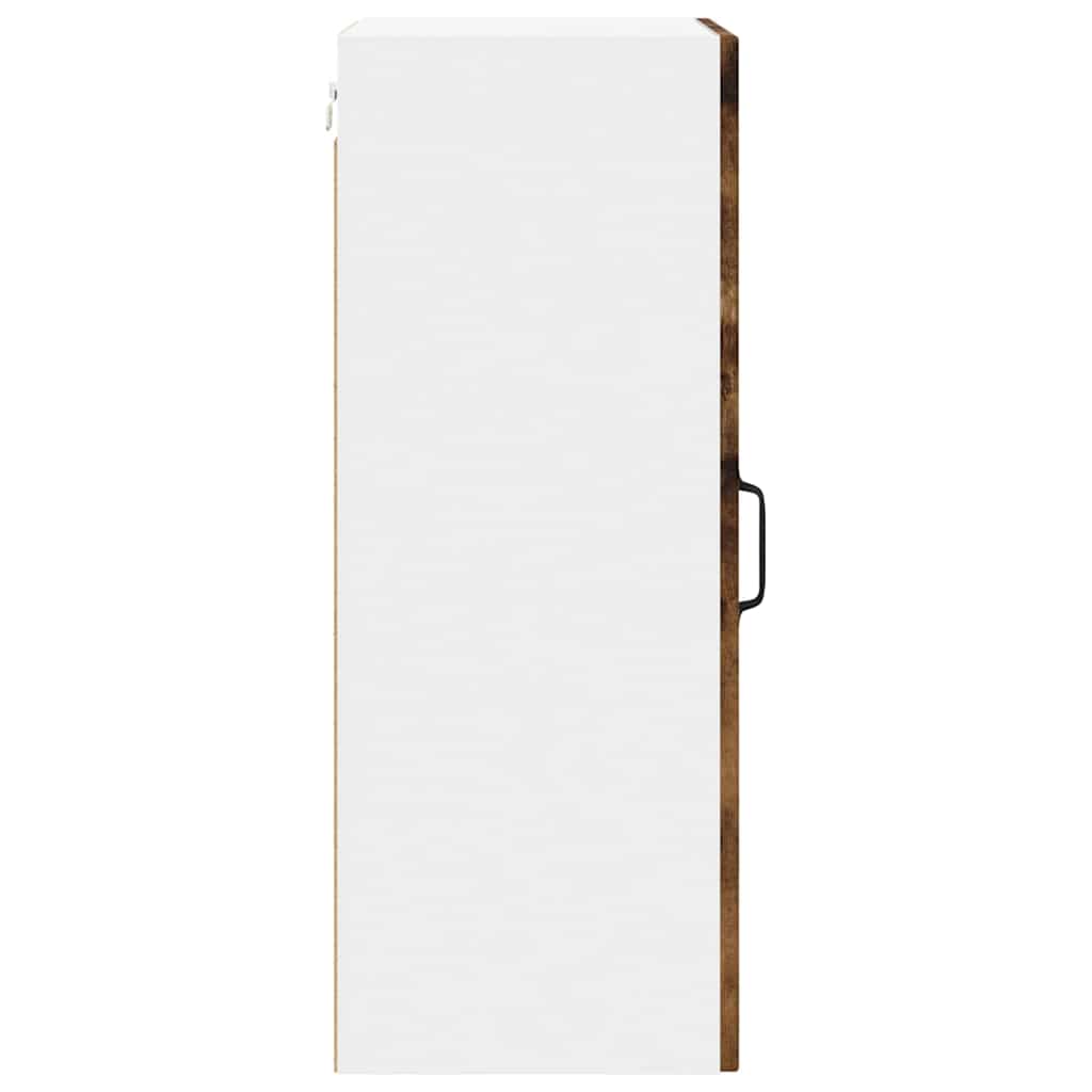 Kitchen Wall Cabinet Smoked Oak 40 x 31 x 80 cm Engineered Wood